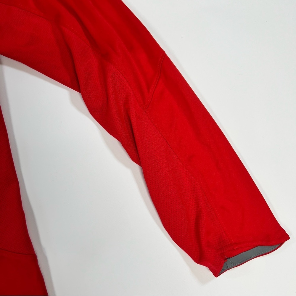 ♠️Nike Elite Hoodie Men’s Small | Red Pullover Sweatshirt PTP 21" | Preowned - Picture 4 of 6